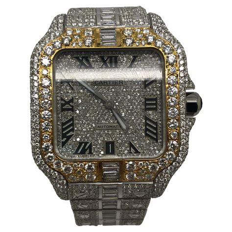 replica cartier iced out|cartier watches iced out.